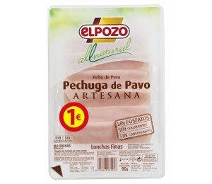 PECHUGA DE PAVO ARTESANA 90GRS (EL POZO)