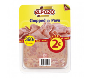 CHOPPED DE PAVO 360GRS (EL POZO)
