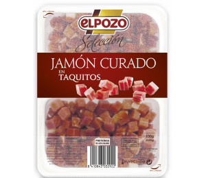 JAMÓN CURADO TAQUITOS 2X65GRS (EL POZO)