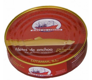 ANCHOAS ACEITE VEGETAL 550grs.